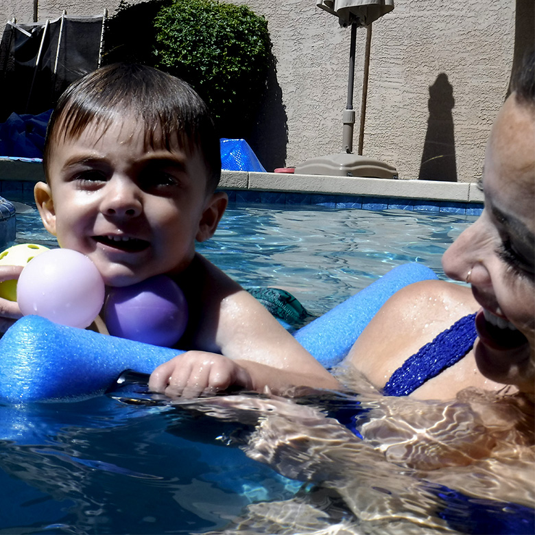 One on one swim lesson